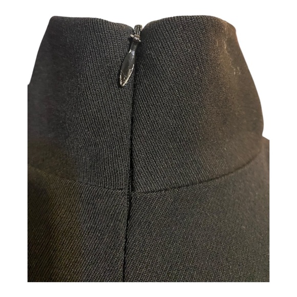 Banana republic Wool, mock neck, sleeveless, retro style dress. Sz 8P - Picture 6 of 16